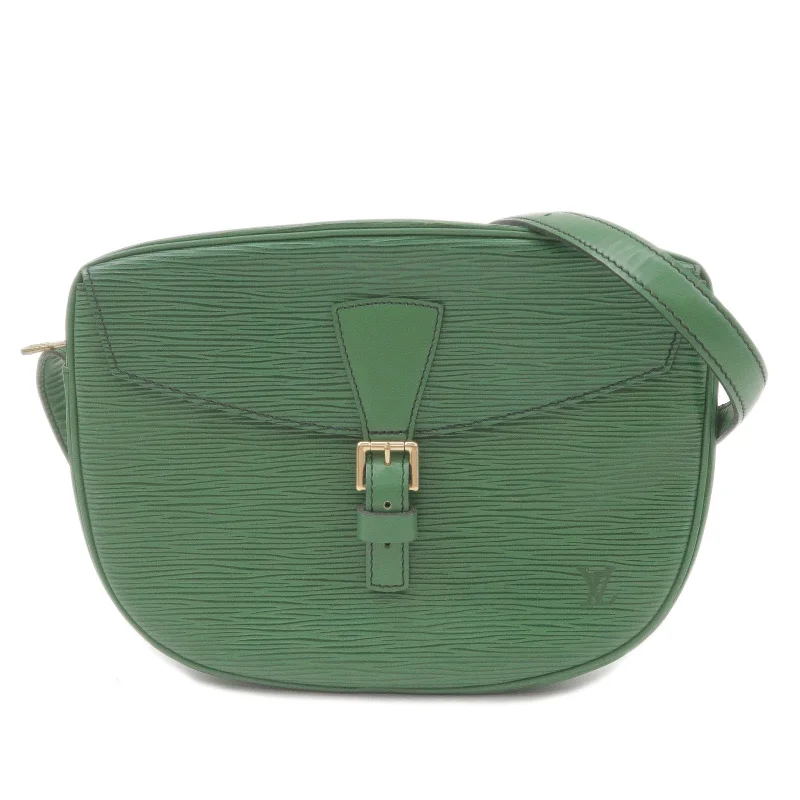 Louis Vuitton Twist bags with a snakeskin - effect panel for a bold lookLouis Vuitton Epi Jeune Fille Shoulder Bag Borneo Green M52154