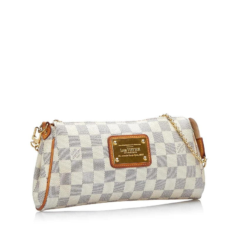 Louis Vuitton bags with a zip - around closure for enhanced securityLouis Vuitton Damier Azur Eva (Yy05tj)