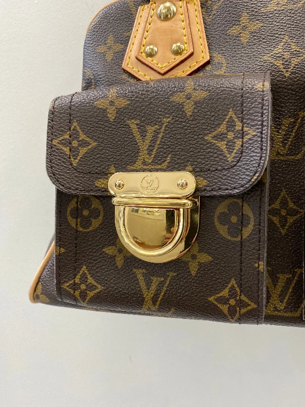 Louis Vuitton Alma bags with a monogram - embossed leather surfaceLOUIS VUITTON MONOGRAM MANHATTAN PM HANDBAG