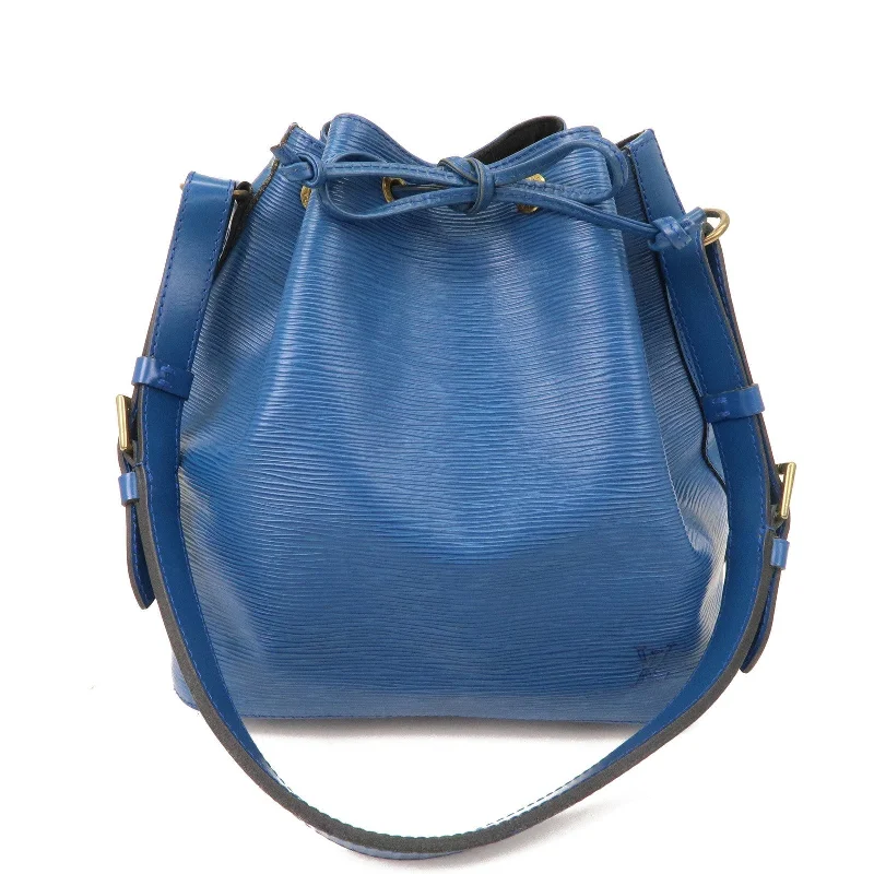 Louis Vuitton Neverfull bags with large capacity for everyday essentialsLouis Vuitton Epi Petit Noe Shoulder Bag Toledo Blue M44105