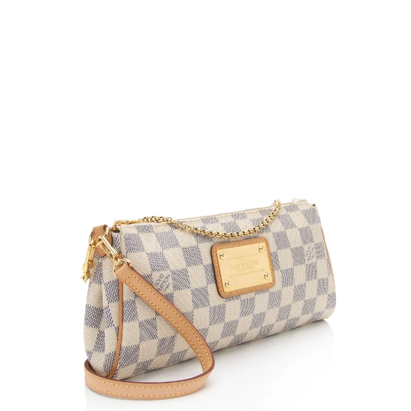 Louis Vuitton Capucines bags with smooth calfskin leather for luxuryLouis Vuitton Damier Azur Eva Clutch (Nd7VU0)