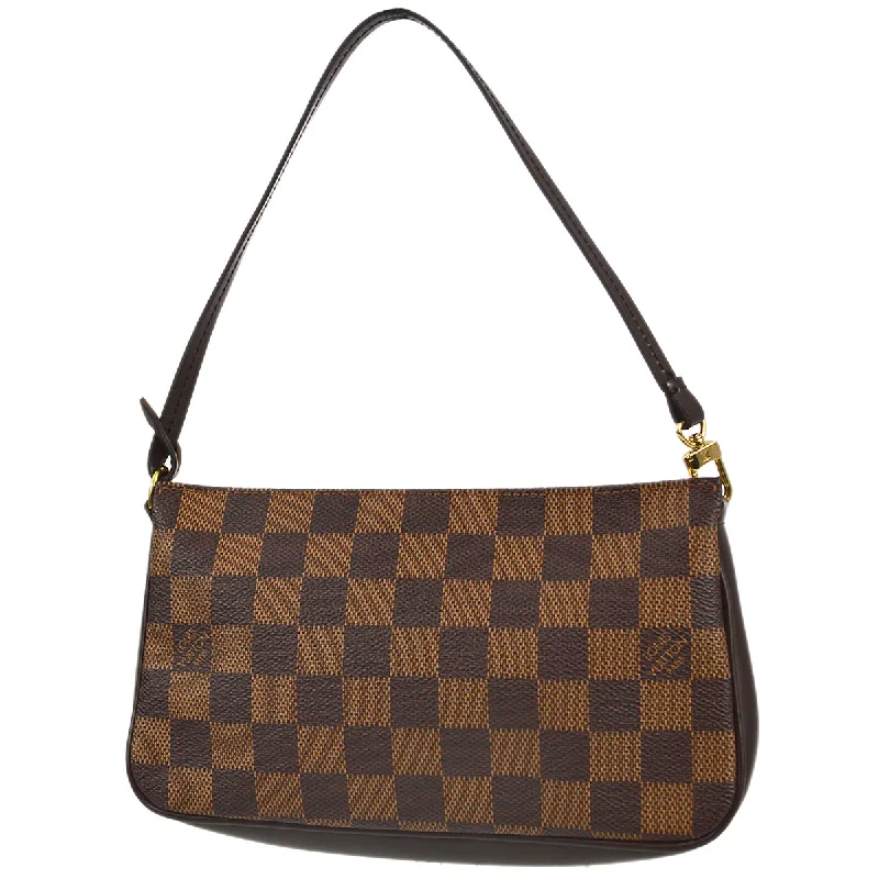 Louis Vuitton bags with a snap - button closure and a decorative charm for styleLouis Vuitton 2002 Damier Navona N51983