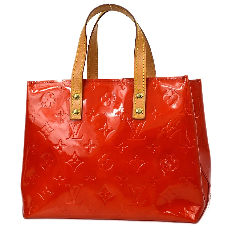 Louis Vuitton Petite Malle bags with a hard - shell structure for uniquenessLouis Vuitton 2002 Red Vernis Reade PM M91088