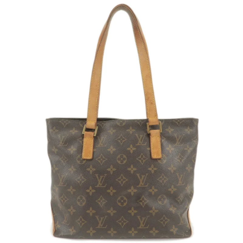 Louis Vuitton bags with a front - zip pocket for small items like keysLouis Vuitton Monogram Cabas Piano Tote Bag M51141