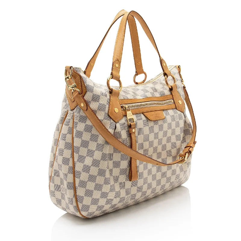 Louis Vuitton bags with a zip - around closure for enhanced securityLouis Vuitton Damier Azur Evora GM Tote (inaNEe)