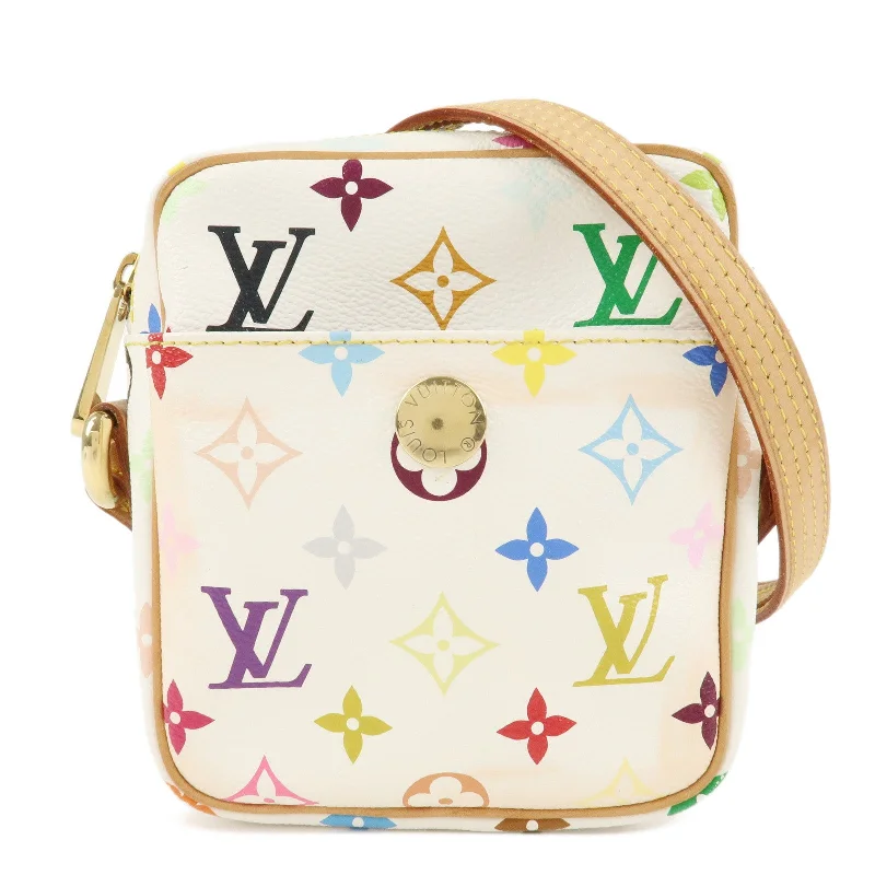 Louis Vuitton handbags with a back - zip pocket for storing valuablesLouis Vuitton Monogram Multicolor Lift Shoulder Bag M40055