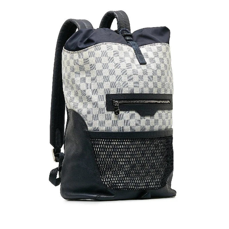 Louis Vuitton Alma bags featuring the signature top - handle designLouis Vuitton Damier Azur Coastline Matchpoint (4sseSr)