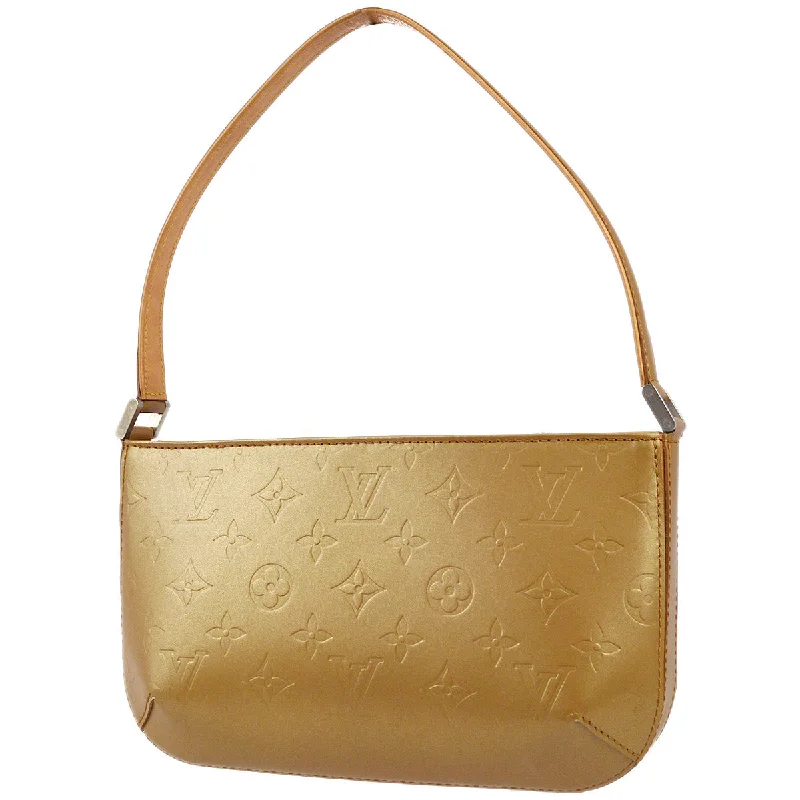 Louis Vuitton bags with a front - flap pocket for quick - access itemsLouis Vuitton 2003 Beige Monogram Mat Fowler Handbag M55147