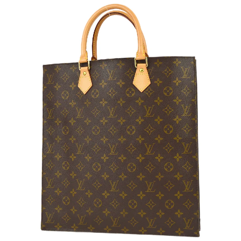 Louis Vuitton backpacks with a sleek, minimalist design for styleLouis Vuitton 2002 Monogram Sac Plat Handbag M51140