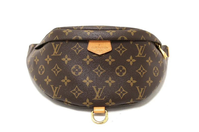 Ladies Louis Vuitton shoulder bags with a wide - width strap for comfortAuthentic Louis Vuitton Classic Monogram Canvas Bumbag