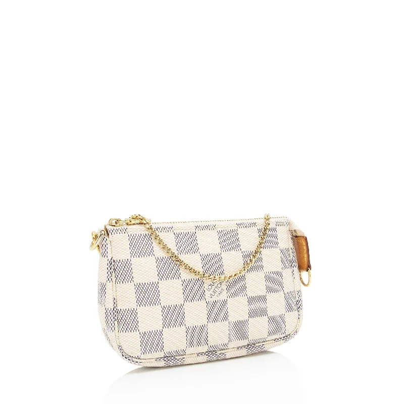 Louis Vuitton tote bags with a spacious interior and multiple pocketsLouis Vuitton Damier Azur Mini Pochette Accessoires (BGvwgP)