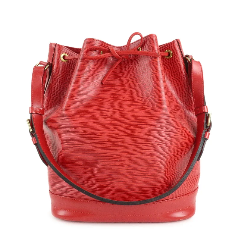 Louis Vuitton Twist bags with a crystal - embellished LV - turnlockLouis Vuitton Epi Noe Shoulder Bag Castilian Red M44007