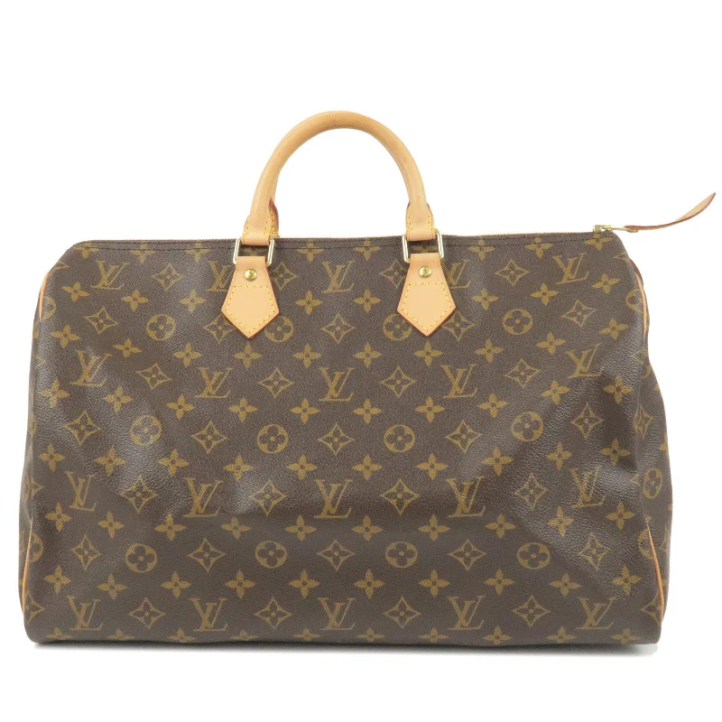 Ladies Louis Vuitton handbags with a detachable coin purse insideLouis Vuitton Monogram Speedy 40 Hand Bag Boston Bag M41522