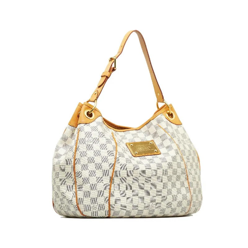 Ladies Louis Vuitton shoulder bags with a wide - width strap for comfortLouis Vuitton Damier Azur Galliera PM (1a4X0f)