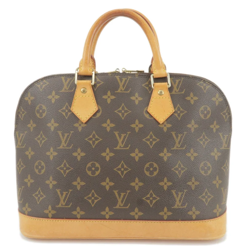 Louis Vuitton backpacks with a hidden back pocket for securityLouis Vuitton Monogram Alma Hand Bag M51130