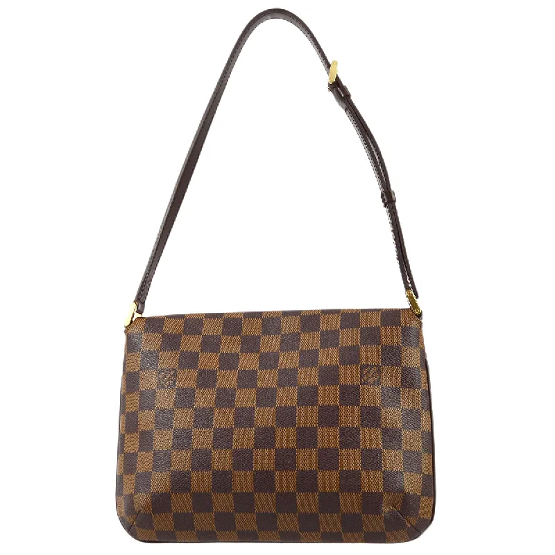 Louis Vuitton tote bags with a double - handle and shoulder - strap optionLouis Vuitton 2004 Damier Musette Tango Short Strap Shoulder Bag N51255