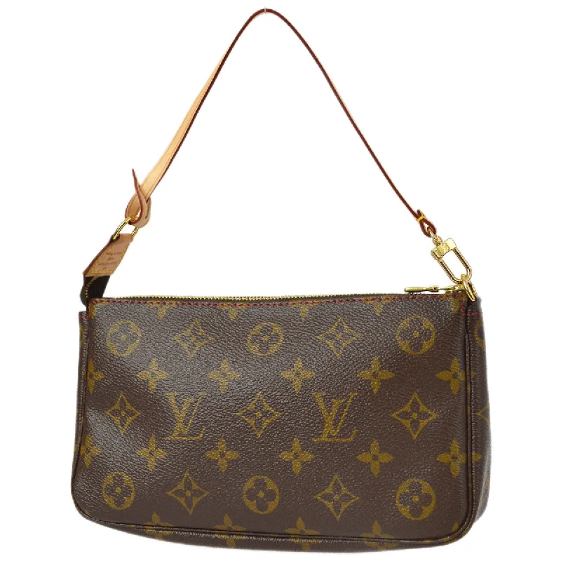 Ladies Louis Vuitton Petite Malle bags in a pastel color for a soft lookLouis Vuitton 2004 Monogram Cherry Pochette Accessoires Handbag M95008