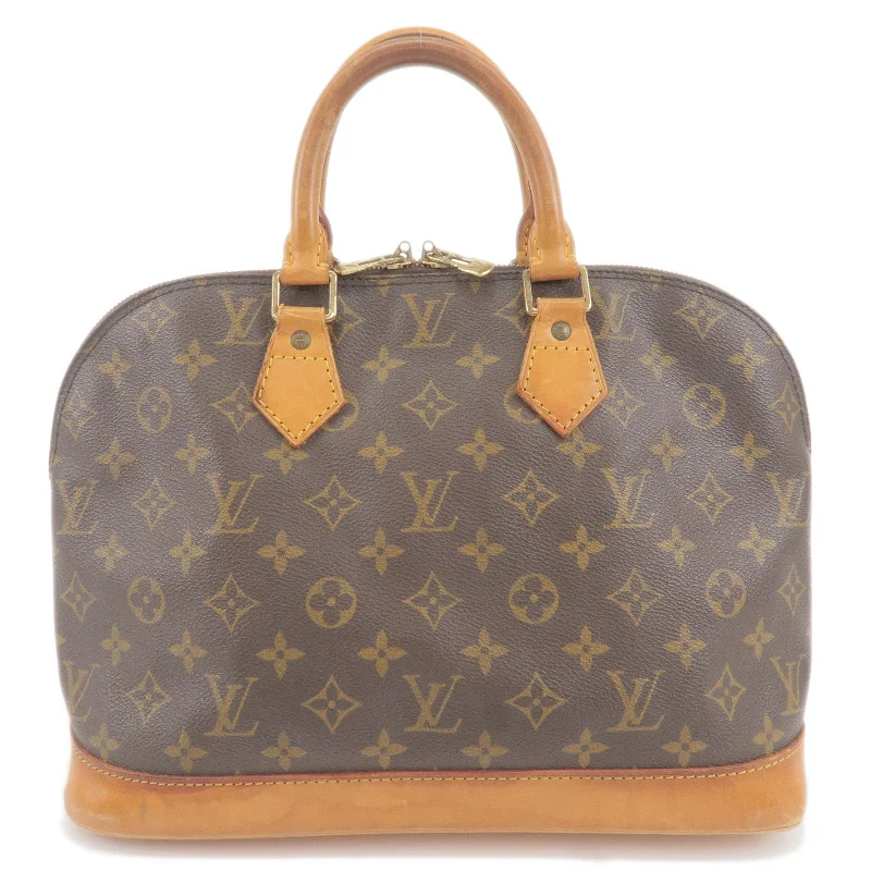 Louis Vuitton bags with a front - flap pocket for quick - access itemsLouis Vuitton Monogram Alma Hand Bag M51130