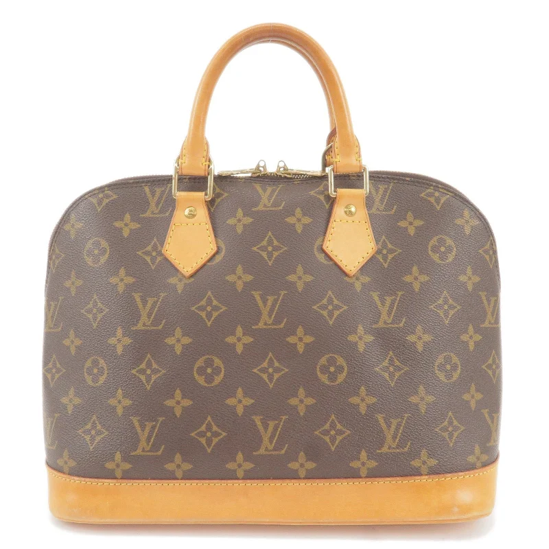 Louis Vuitton bags with a zippered interior pocket for better organizationLouis Vuitton Monogram Alma Hand Bag M51130