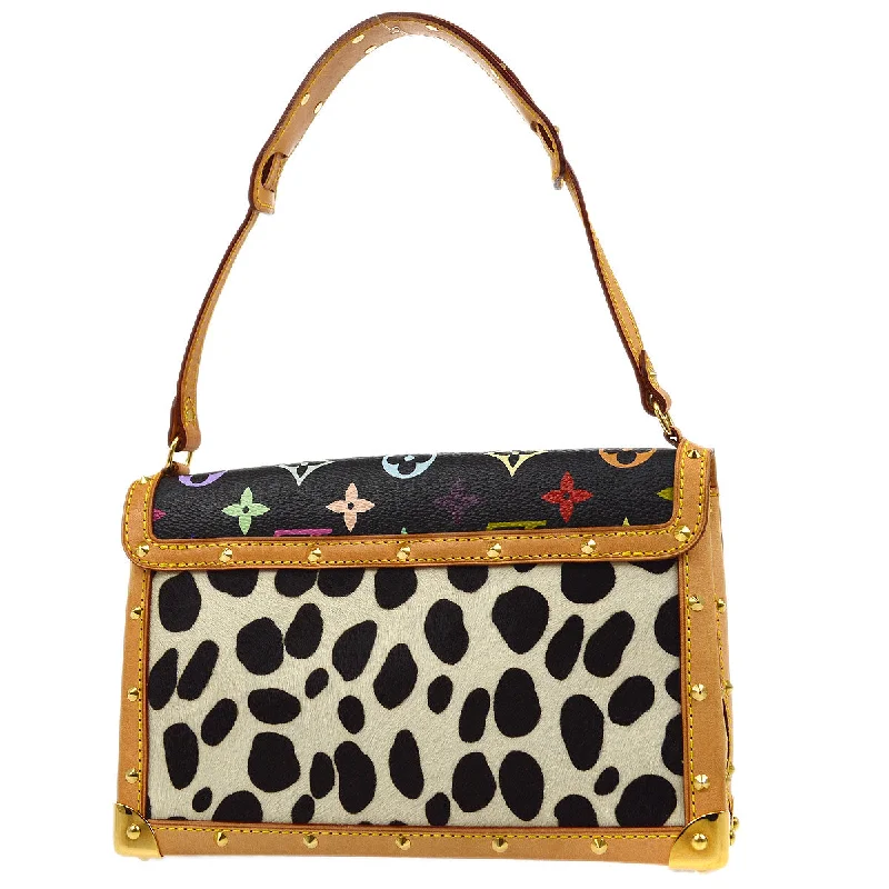 Louis Vuitton tote bags with a double - handle and shoulder - strap optionLOUIS VUITTON 2003 POCHETTE DALMATIAN M92826