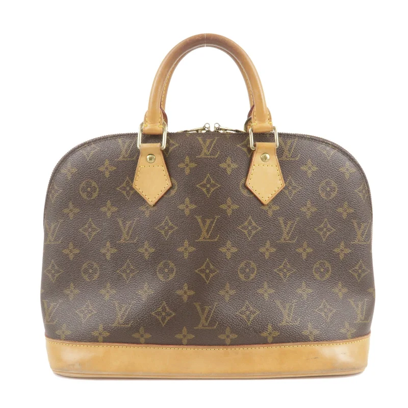 Louis Vuitton backpacks with a sleek, minimalist design for styleLouis Vuitton Monogram Alma Hand Bag Brown M51130