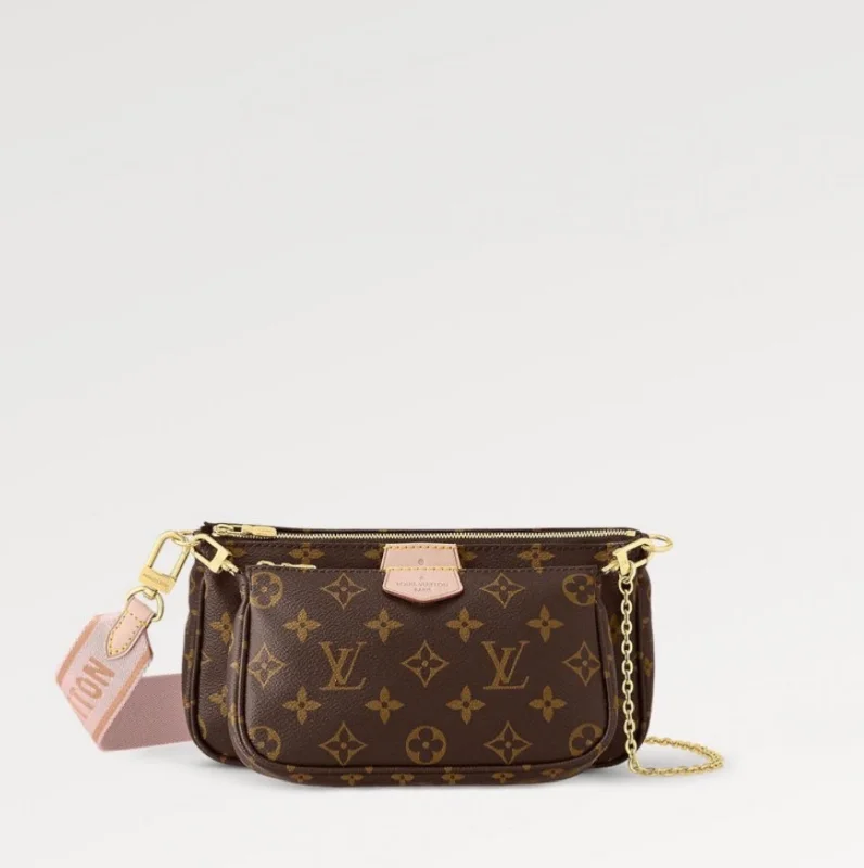 Medium - sized Louis Vuitton tote bags for work and shoppingLOUIS VUITTON MONOGRAM MULTI POCHETTE CROSSBODY BAG