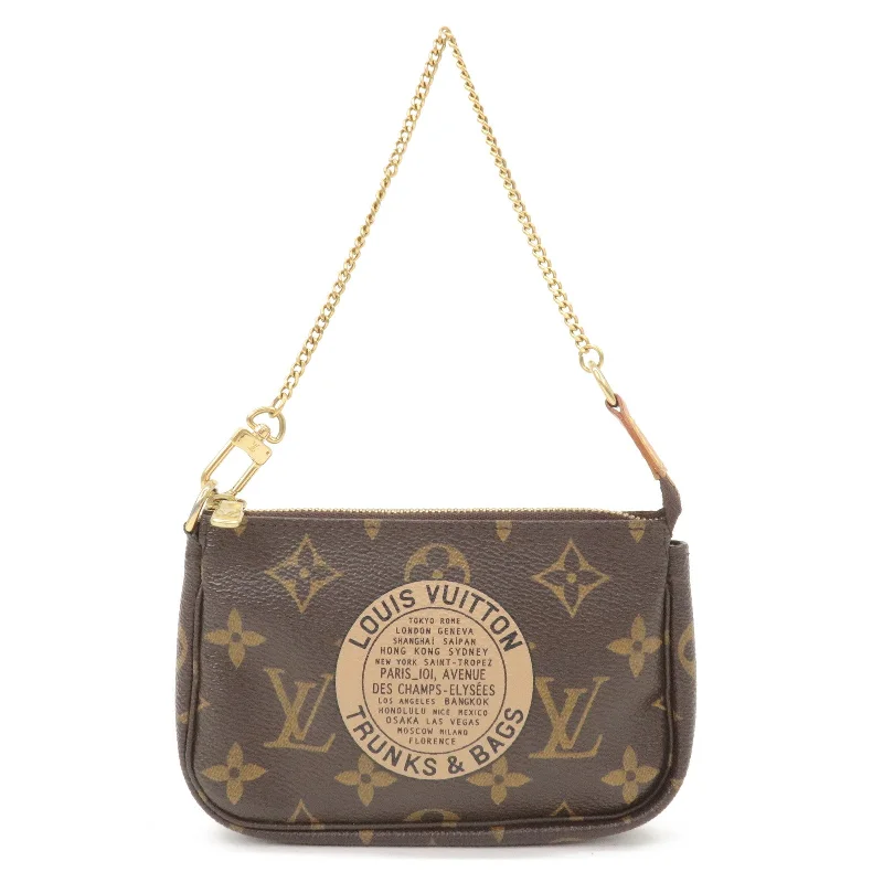 Louis Vuitton Alma bags with a leather - wrapped handle for a luxurious feelLouis Vuitton Monogram T&B Mini Pochette Accessoires Pouch M60153