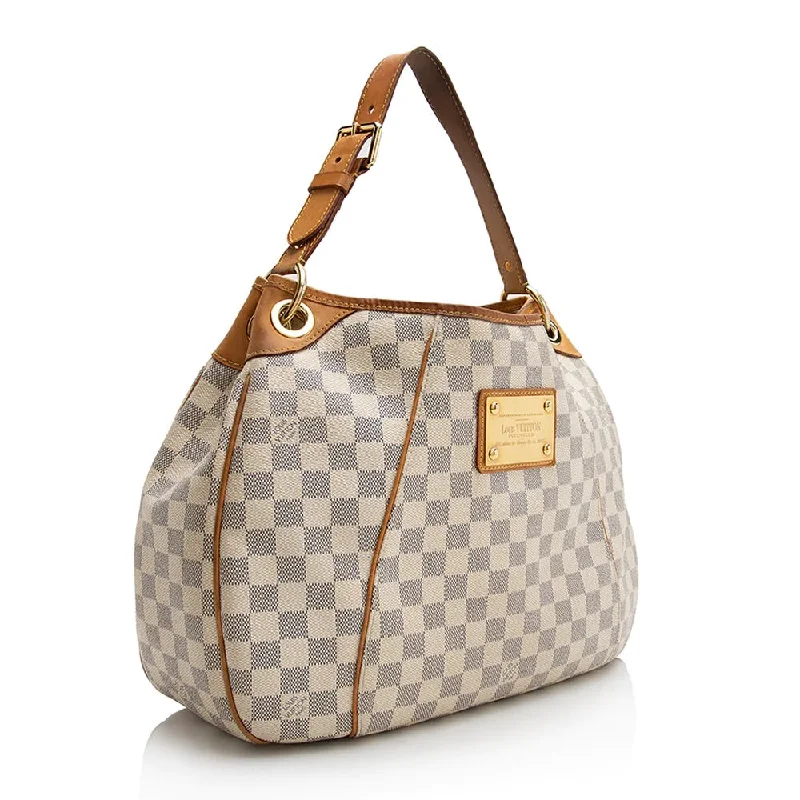 Louis Vuitton Twist bags with the iconic LV - turnlock closureLOUIS VUITTON DAMIER AZUR GALLIERA PM SHOULDER BAG