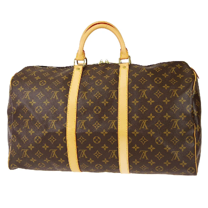 Louis Vuitton crossbody bags in a bold red color for a statementLouis Vuitton 2004 Keepall 50 Monogram M41426