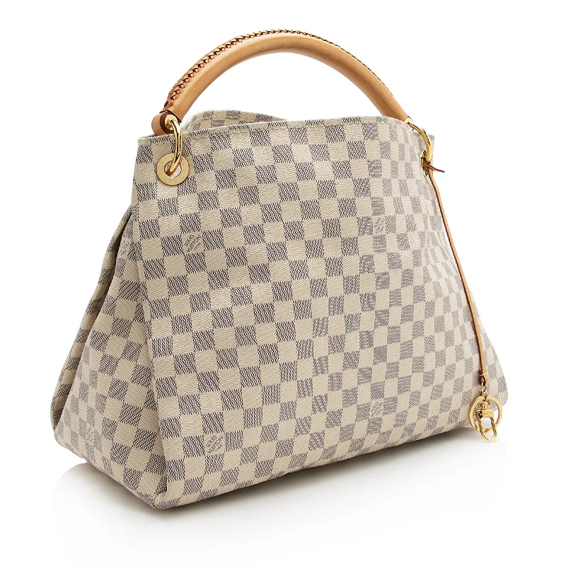 Louis Vuitton Speedy bags in monogram canvas for a classic lookLouis Vuitton Damier Azur Artsy MM Shoulder Bag (22677)