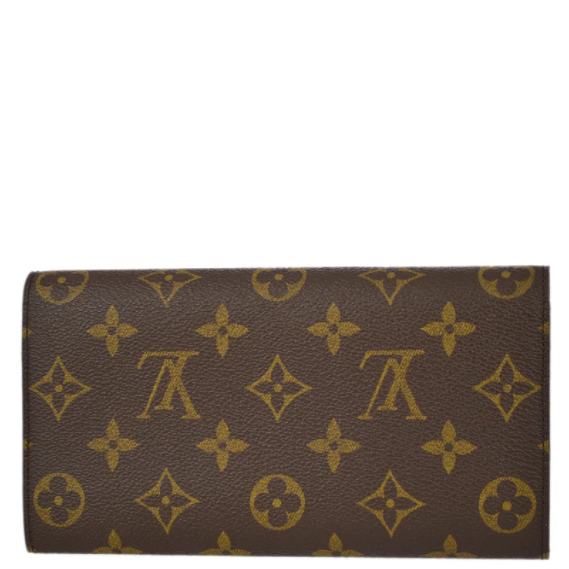 Louis Vuitton bags with a magnetic snap closure for easy accessLouis Vuitton 2002 Monogram Porte Monnaie Credit M61726