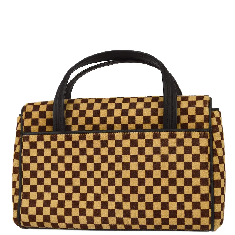 Louis Vuitton backpacks with a padded laptop compartment for travelLouis Vuitton 2002 Damier Sauvage Lion Handbag M92131