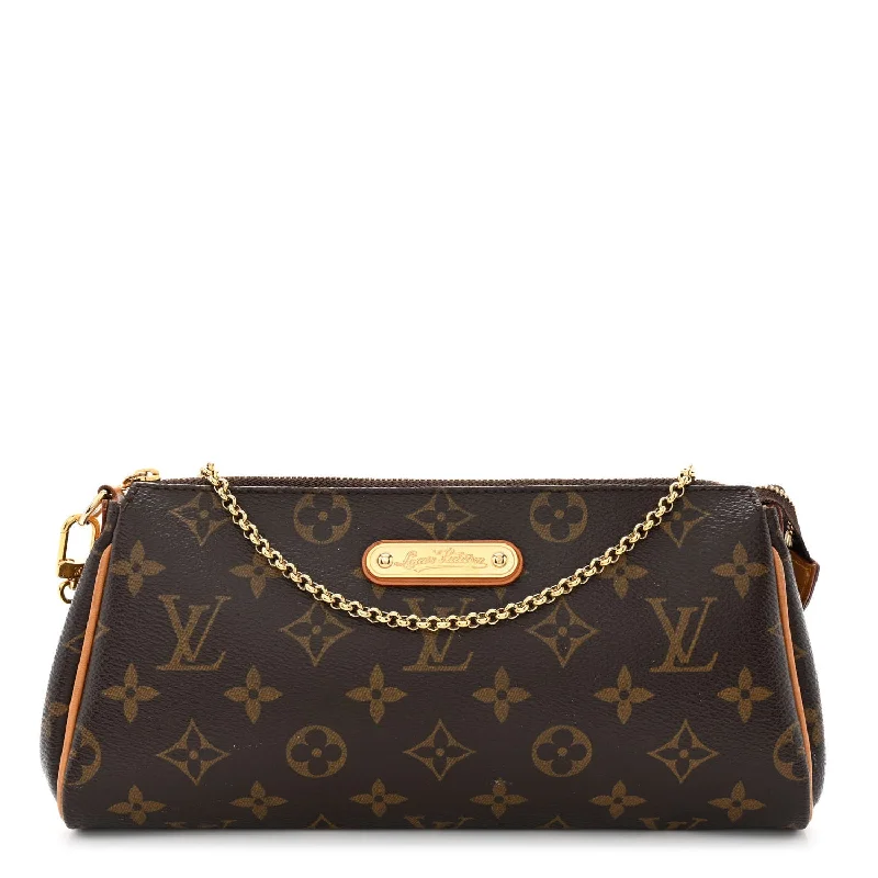 Louis Vuitton handbags with a beaded trim for a touch of glamourLOUIS VUITTON MONOGRAM EVA BAG