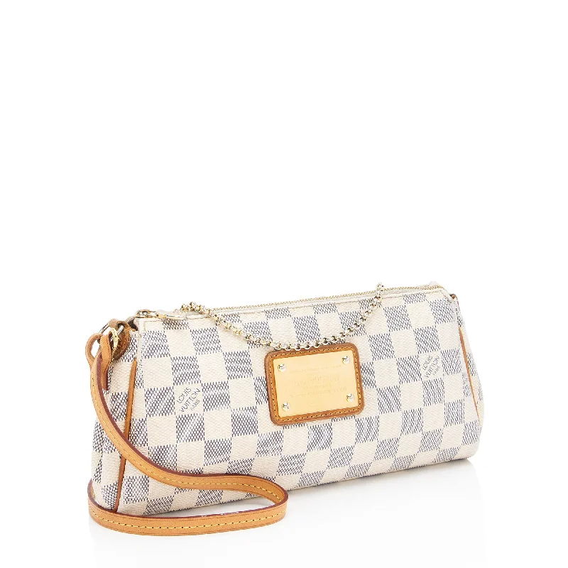 Small - sized Louis Vuitton Pochette Metis bags for a compact carryLouis Vuitton Damier Azur Eva Clutch (jRNU0T)