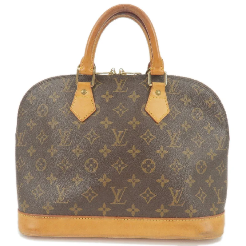 Louis Vuitton handbags with a metal - framed clasp for durabilityLouis Vuitton Monogram Alma Hand Bag M51130