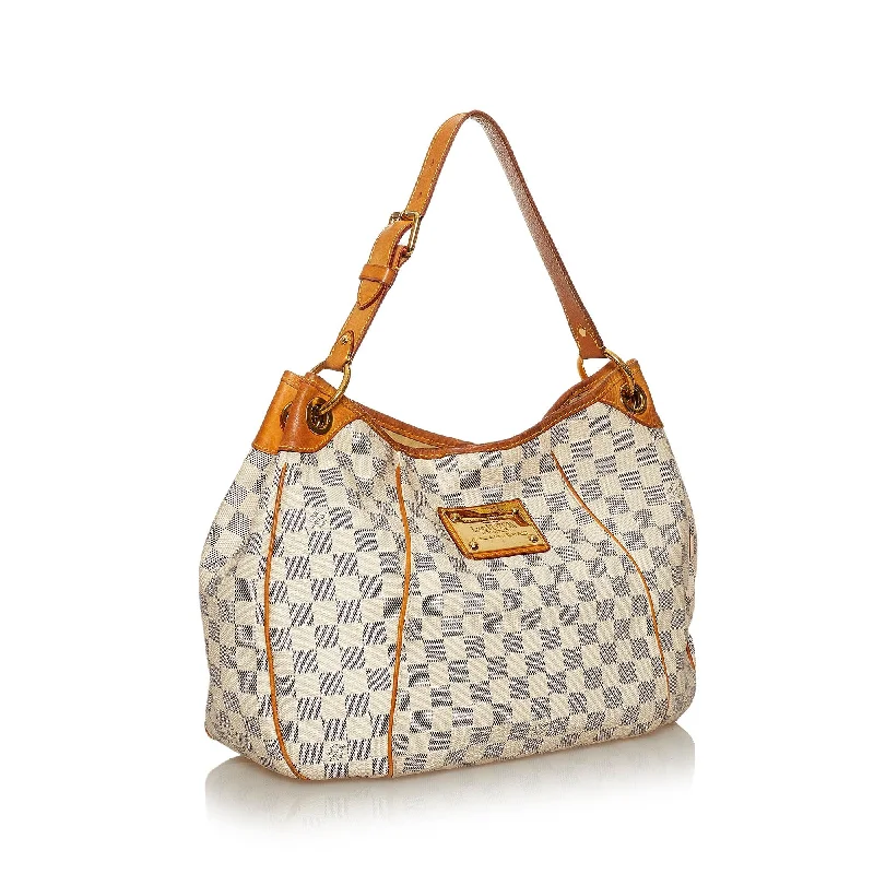 Ladies Louis Vuitton Capucines bags with a detachable shoulder strapLouis Vuitton Damier Azur Galliera PM (28867)