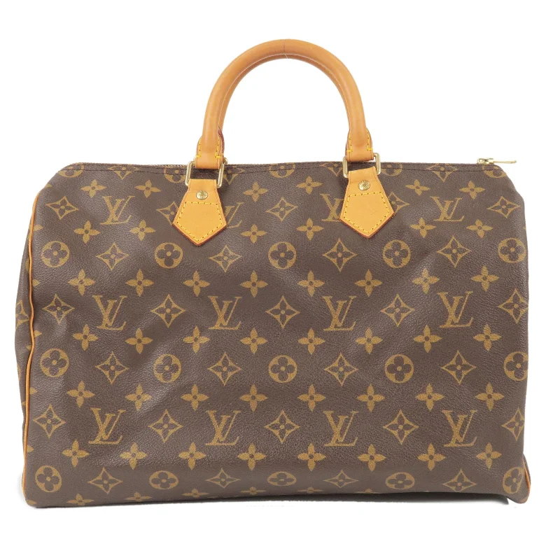 Medium - sized Louis Vuitton tote bags for work and shoppingLouis Vuitton Monogram Speedy 35 Hand Bag Boston Bag M41524