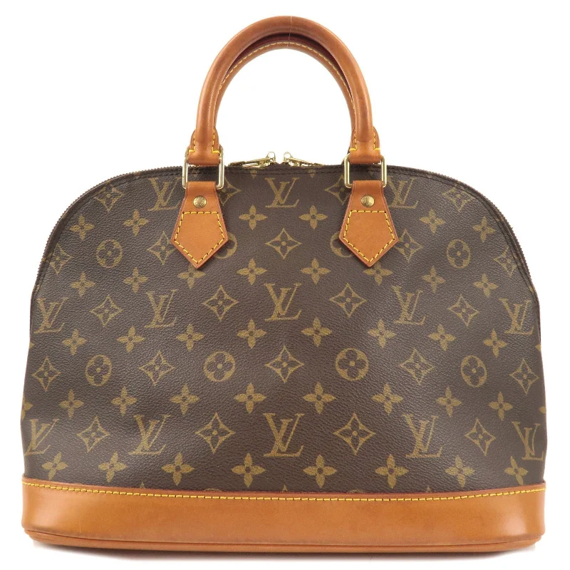 Louis Vuitton Alma bags with a monogram - embossed leather surfaceLouis Vuitton Monogram Alma Hand Bag M51130