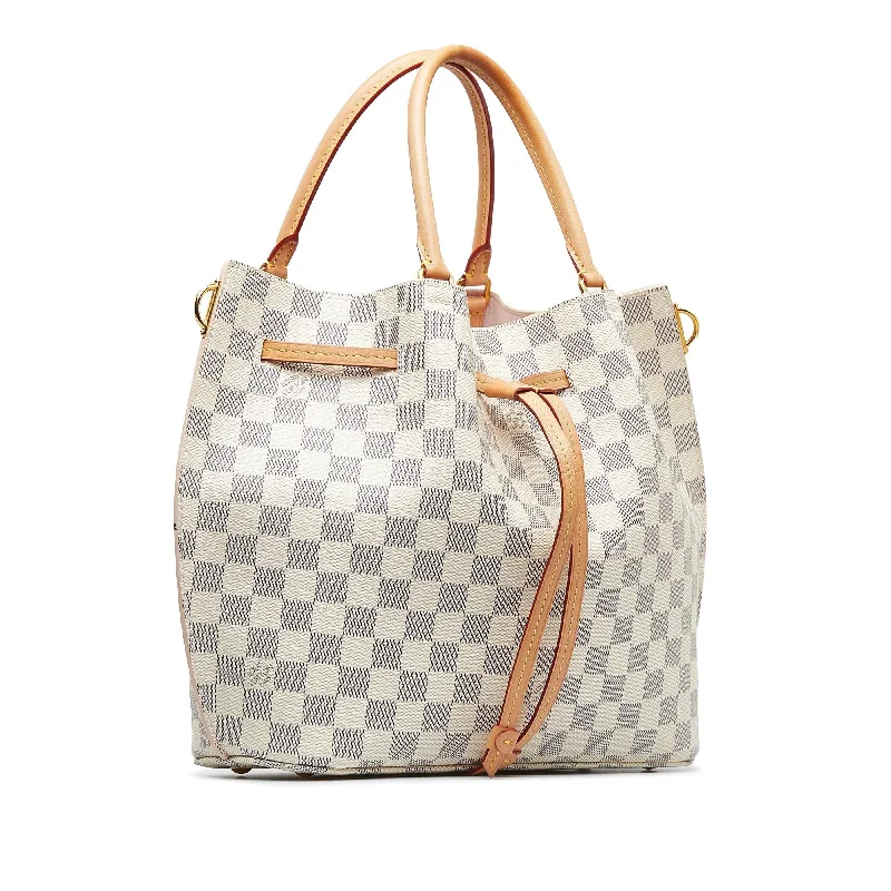 Louis Vuitton crossbody bags with a woven leather strap for textureLouis Vuitton Damier Azur Girolata (UU0bWh)