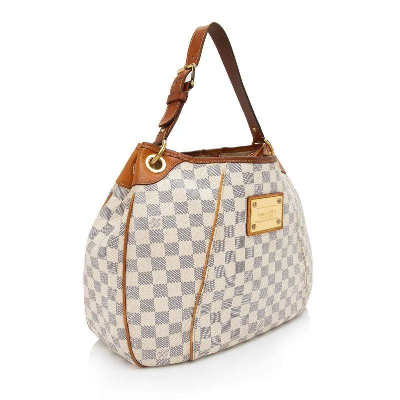 Louis Vuitton Alma bags with a detachable shoulder strap for versatilityLouis Vuitton Damier Azur Galliera PM Shoulder Bag (cceuZb)