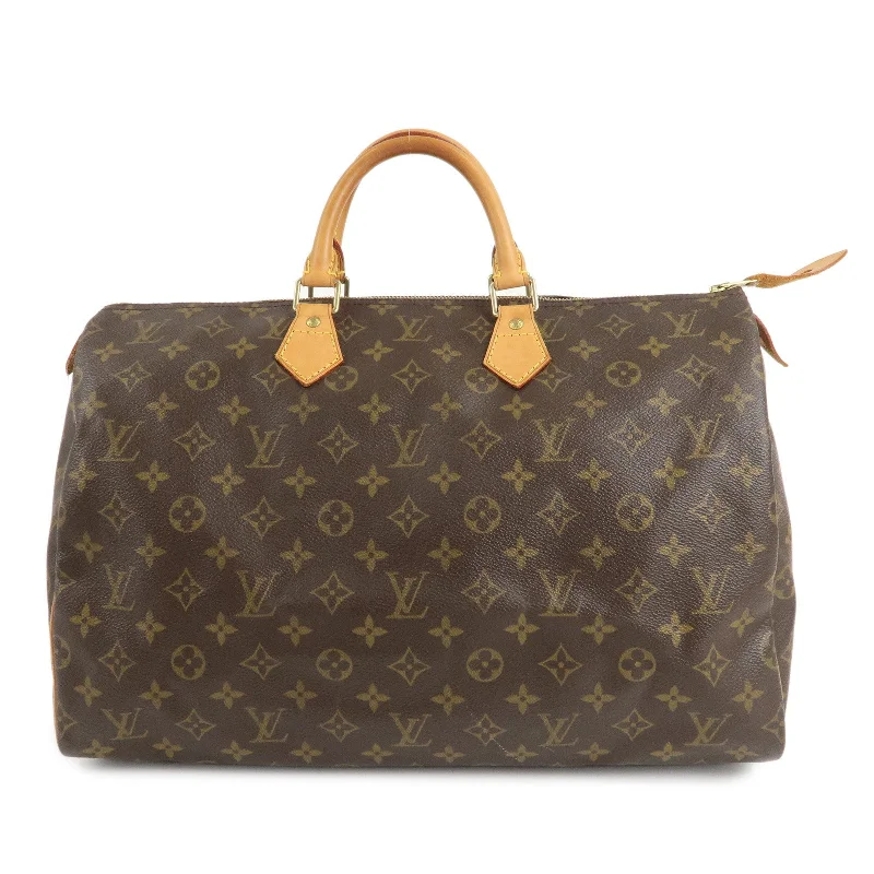 Louis Vuitton crossbody bags with adjustable shoulder straps for comfortLouis Vuitton Monogram Speedy 40 Hand Bag Boston Bag M41522