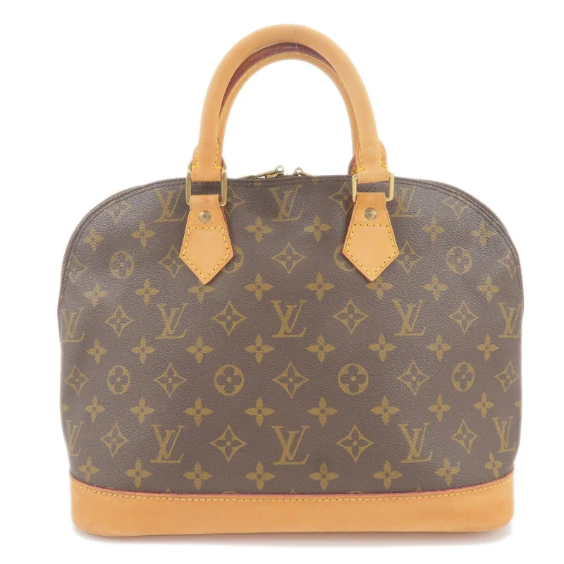 Louis Vuitton handbags with a beaded trim for a touch of glamourLouis Vuitton Monogram Alma Hand Bag M51130