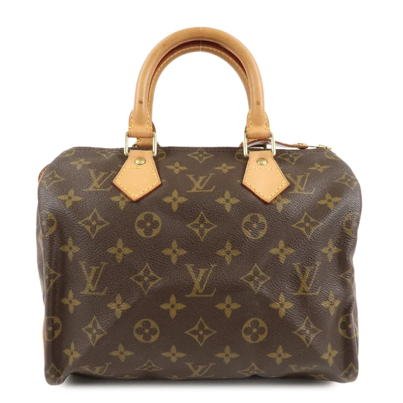 Louis Vuitton Twist bags with a contrast - colored interior for visual interestLouis Vuitton Monogram Speedy 25 Hand Bag Boston Bag M41528