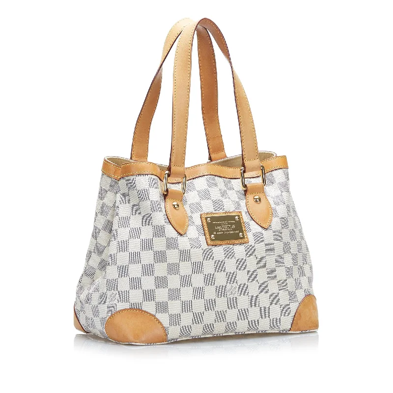 Ladies Louis Vuitton shoulder bags with a tassel decoration for charmLouis Vuitton Damier Azur Hampstead PM (rLawIw)