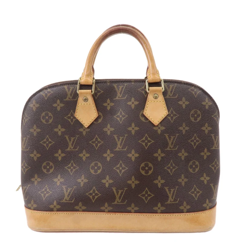 Louis Vuitton Alma bags with a detachable shoulder strap for versatilityLouis Vuitton Monogram Alma Hand Bag Brown M51130