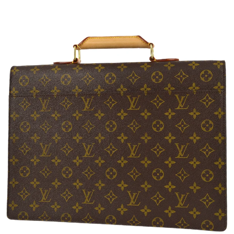 Louis Vuitton Capucines bags with smooth calfskin leather for luxuryLouis Vuitton 2001 Monogram Serviette Conseiller Briefcase M53331