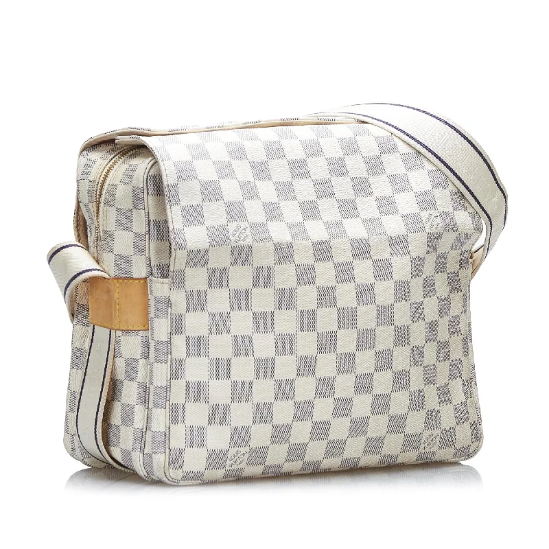 Louis Vuitton backpacks with a padded laptop compartment for travelLouis Vuitton Damier Azur Naviglio (bevPkH)