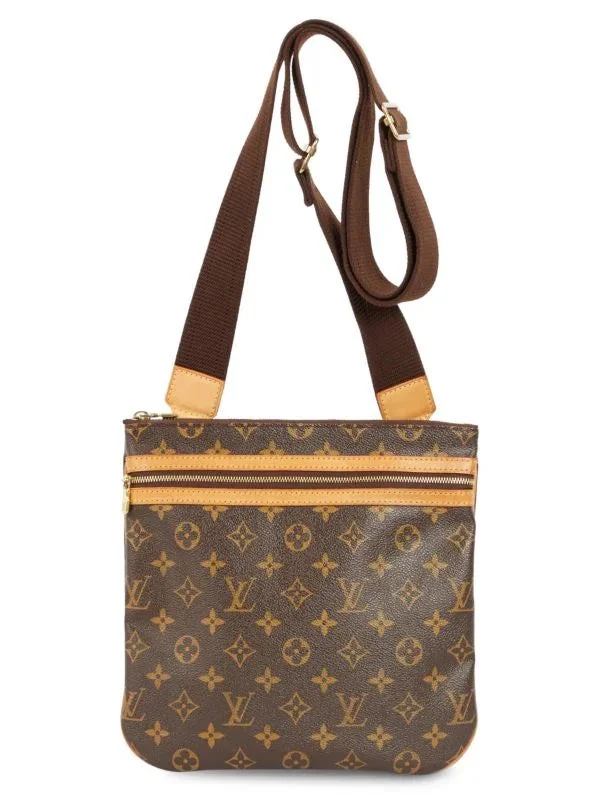 Louis Vuitton Twist bags with a snakeskin - effect panel for a bold lookLOUIS VUITTON MONOGRAM BOSPHORE POCHETTE CROSSBODY