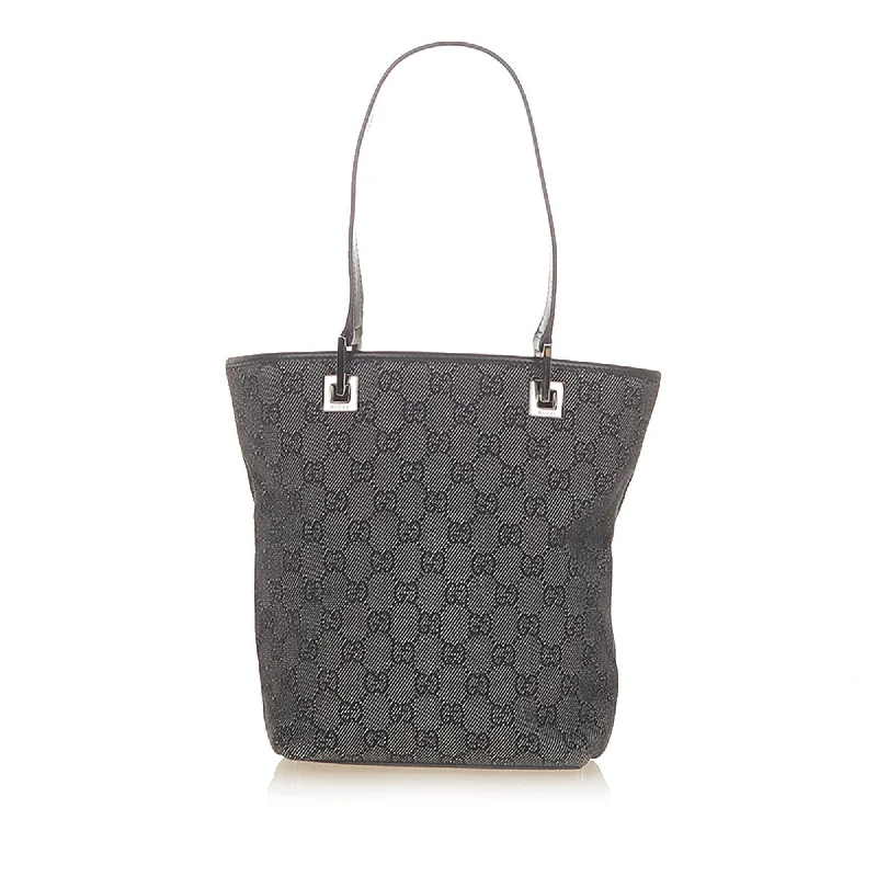 Ladies Gucci shoulder bags with a wide - width strapGucci GG Canvas Tote Bag (SHG-19166)