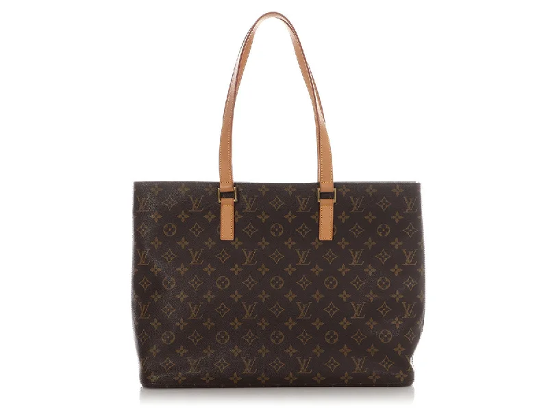 Ladies Louis Vuitton shoulder bags with a magnetic - closure flap for easeLouis Vuitton Monogram Luco Tote